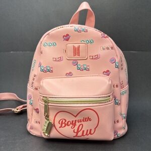 BTS Boy With Luv Icon Pink Mini Backpack